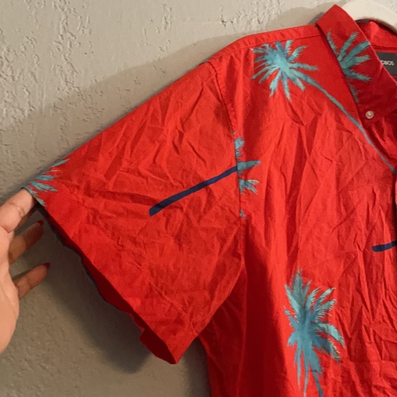 Bonobos Riviera Slim Fit Palm Print Shirt - Picture 10 of 12